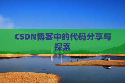 CSDN博客中的代码分享与探索